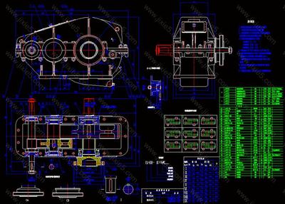 ZQ系列减速机CAD图纸